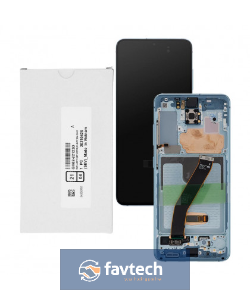 Samsung Galaxy SM-S20 G980-LCD Display + BLUE + GH82-31432D