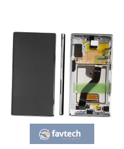 Samsung Galaxy SM-NOTE10 PLUS N975-LCD Display + WHITE + GH82-20900B